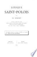 Lexique Saint-Polois