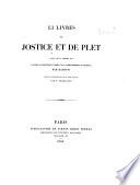 Li livres de jostice et de plet