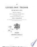 Li livres dou Tresor par Brunetto Latini