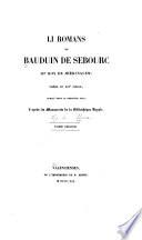 Li romans de Bauduin de Sebourc