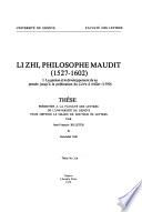 Li Zhi, philosophe maudit 1527-1602