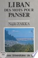 Liban : des mots pour panser