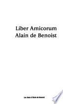 Liber amicorum Alain de Benoist
