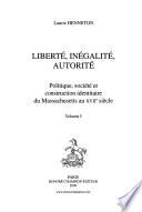 Liberté, inégalité, autorité