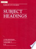Library of Congress Subject Headings