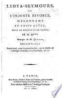 Lidya-Seymours, ou l'injuste divorce