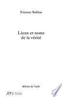 Lieux et noms de la vérité