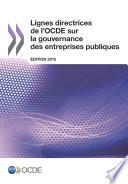Lignes directrices de l'OCDE sur la gouvernance des entreprises publiques, Édition 2015