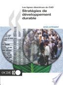 Lignes directrices du CAD Stratégies de développement durable