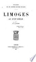 Limoges au XVIIe siècle