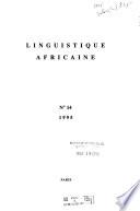 Linguistique africaine
