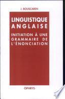Linguistique anglaise