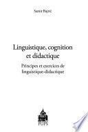 Linguistique, cognition et didactique