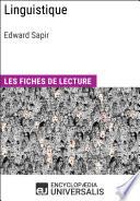 Linguistique d'Edward Sapir