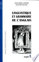 Linguistique et grammaire de l'anglais