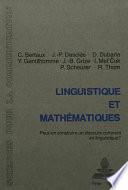 Linguistique et mathématiques
