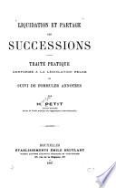Liquidation et partage des successions
