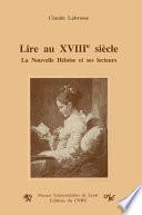 Lire au xviiie siècle