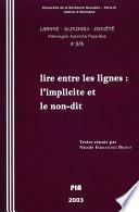 Lire entre les lignes: l'implicite et le non-dit
