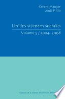 Lire les sciences sociales
