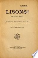 Lisons! Fragments choisis dans la littérature française du 19e siècle