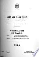 List of Shipping