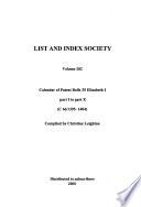 Lists and Indexes from the Public Record Office