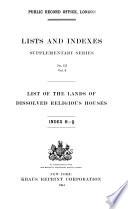 Lists and Indexes