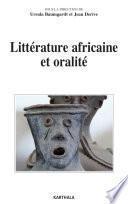 Littérature africaine et oralité