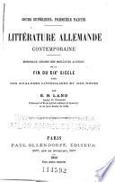 Littérature allemande contemporaine