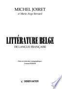 Littérature belge de langue française