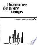 Littérature de notre temps