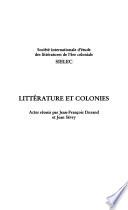 Littérature et colonies