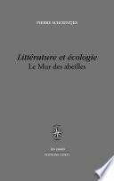 Littérature et écologie