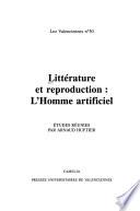 Littérature et reproduction
