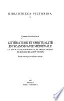Litterature Et Spiritualite En Scandinavie Medievale