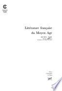 Littérature française du Moyen Age