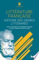 Littérature française : Histoire des genres littéraires