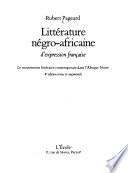 Littérature négro-africaine d'expression française