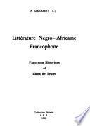 Littérature négro-africaine francophone