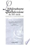 Littérature québécoise du XXe siècle