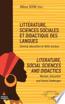 Littérature, sciences sociales et didactique des langues