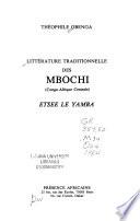Littérature traditionnelle des Mbochi (Congo-Afrique centrale)