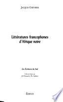 Littératures francophones d'Afrique noire