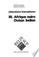 Littératures francophones