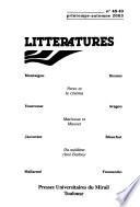 Littératures
