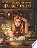 Livre de coloriage pour adultes Femmes steampunk 1 & 2