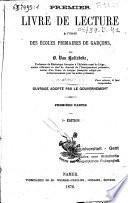 Livre de lecture à l'usage des écoles primaires de garçons