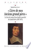 Livre de mes Anciens grand pères