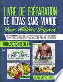 Livre de preparation de repas sans viande pour athletes veganes